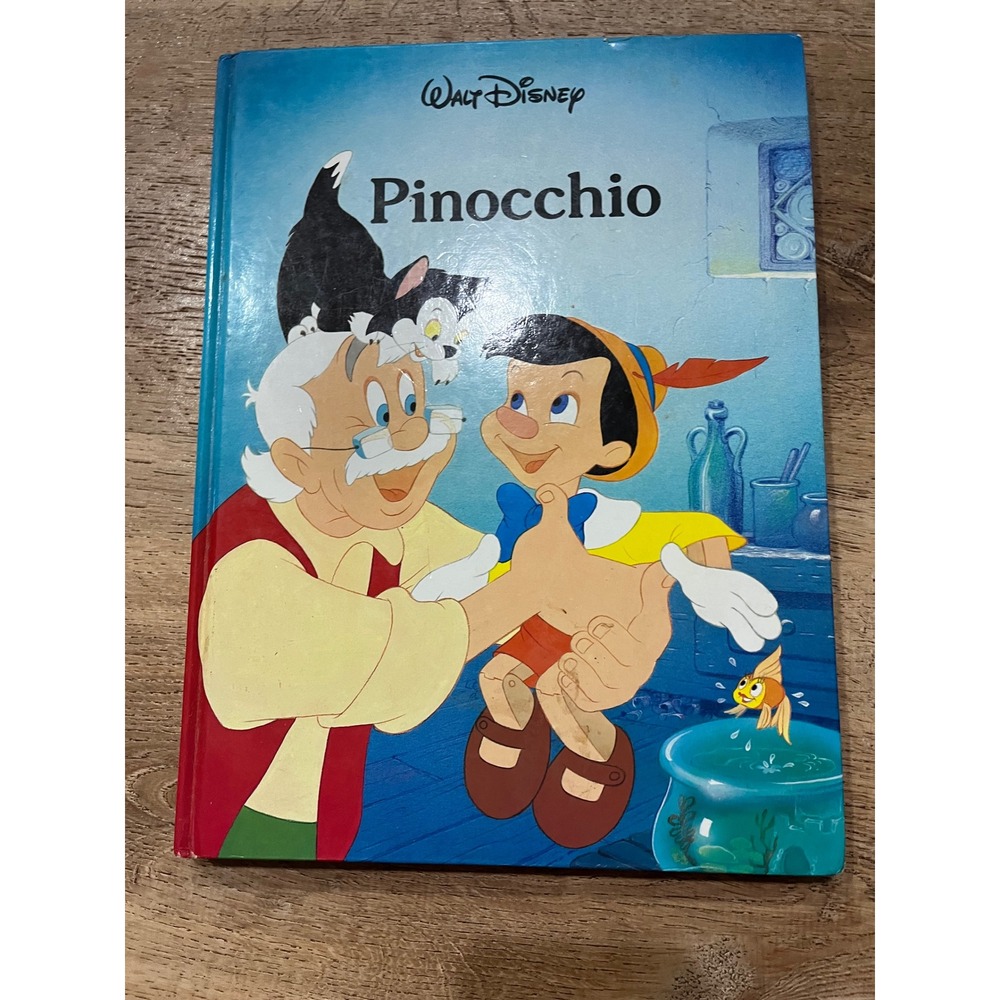 Vintage 1986 Walt Disney Pinocchio Hardcover Book Disney Classic Series Gallery